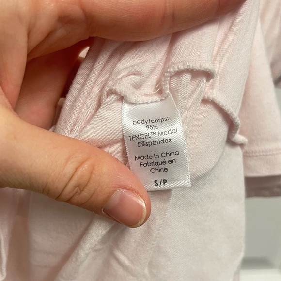 Eberjey Pink Pajama Top - Picture 6 of 9